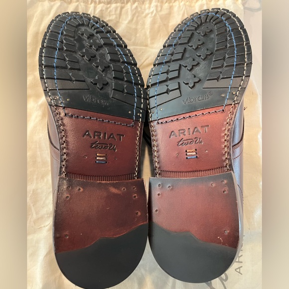 ARIAT brown leather lace ups (NEW) - Picture 12 of 15